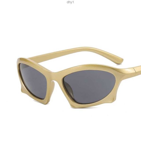 

sunglasses y2k goggle men women 2023 brand design vintage mirror sport trends driver sun glasses shades hip hop punk eyewear 6o3db, White;black
