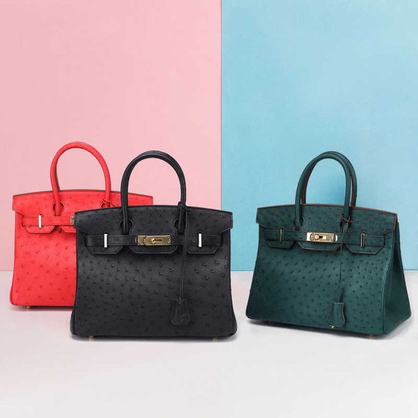 

birkins handbags 2021 new ostrich skin bag women's style bag handbag ayw