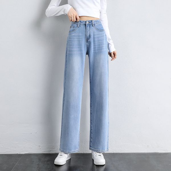 

women's jeans selling women jeans casual all-match women jeans 230519, Blue