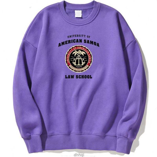 

mens hoodies sweatshirts bcs university of american samoa law school men hoodie pullovers jumper sweatshirt trapstar crewneck spring 230209j, Black