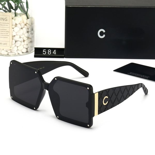 

flower lens sunglasses with letter designer brand sun glasses women men traveling sunglass beach adumbral-8, White;black