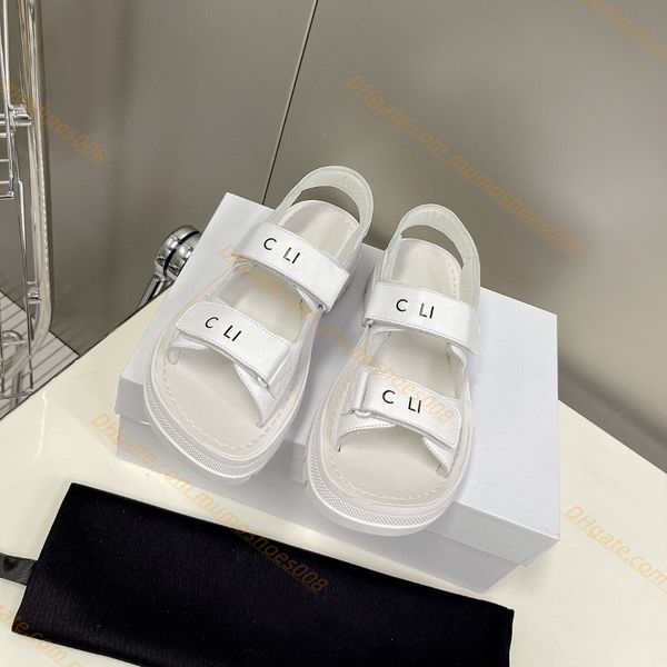 

women's fashion designer leo scratch sandals luxury women's sandals 100% fabric lining summer outdoor beach solid color cow leathe, Black