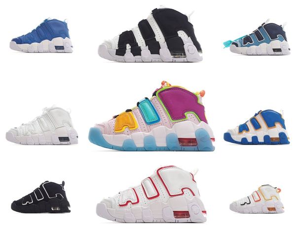 

kids chicago 96th basketball shoes scottie pippen black bulls hoops pack white varsity red university blue unc split designer youth max air