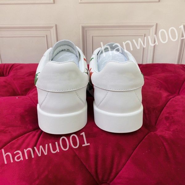 

2023 luxurys designer youth fashion shoes sneakers summer women white shoes genuine leather woman running casual sneaker 35-45, Black