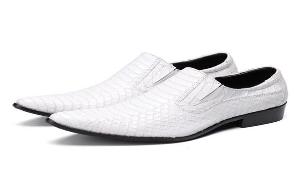 

white genuine leather men dress flats pointed toe formal wedding shoes black red oxford brogues shoes for men mocasines hombre3583329