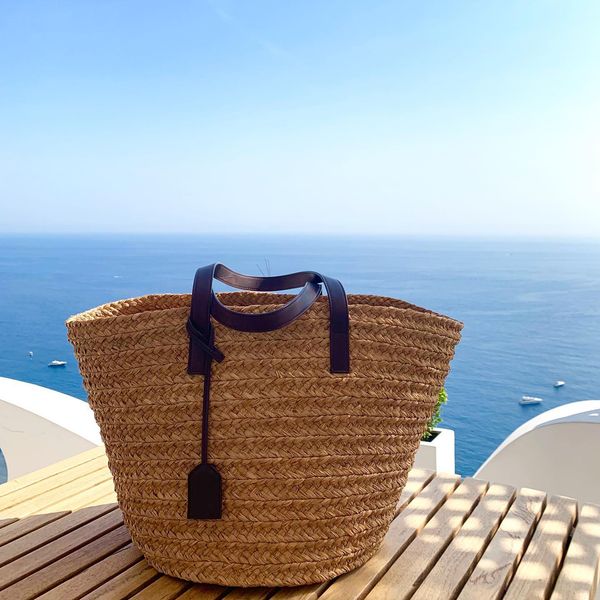 

luxurys beach tote bag designer woman man straw braid the cross body bag premium fashion shopping handbag totes bag makeup pochette clutch b