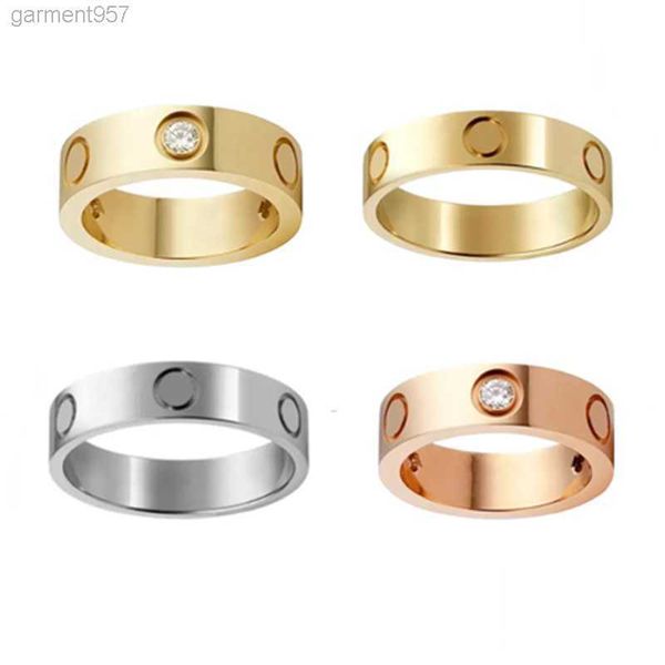 

love ring luxury jewelry midi rings for women titanium steel alloy gold-plated process fashion accessories never fade not allergic store, Silver
