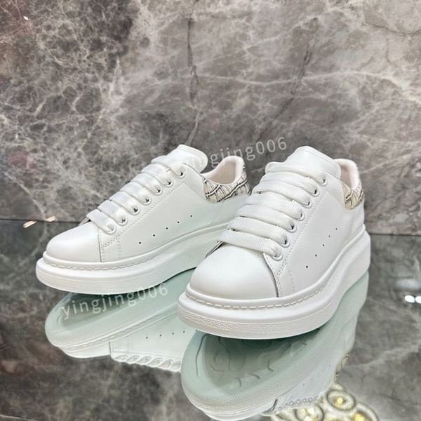 

2023brand designer platform womens mens quality casual shoes leather lace-up sneaker lady flat running trainers letters gym sneaker, Black