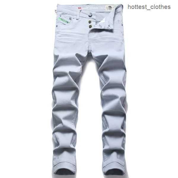 

am jeans designer mens skinny pants long hippop sticker letter embroidery slim denim straight streetwear wholesale 4 o7kg, Blue