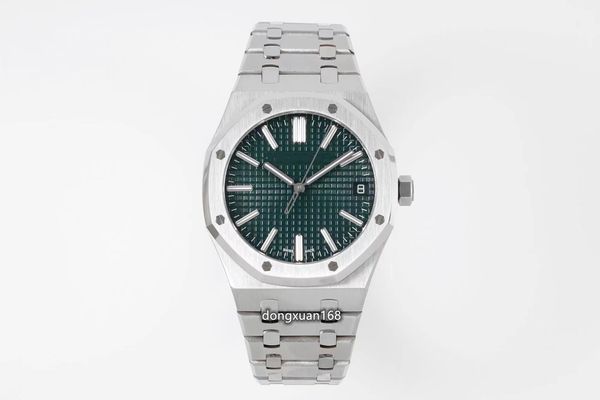 

audemar piquet watch apss 15510 watch diameter 41mm thick 10.4mm carrying cal.4302 all-in-one power up to 72 hours sapphire glass mirror, Slivery;golden
