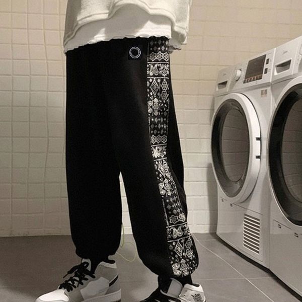

luxury brand tone men pants casual trousers gym elastic breathable tracksuit trousers fitness mens pant bottoms sports sweatpants, Black