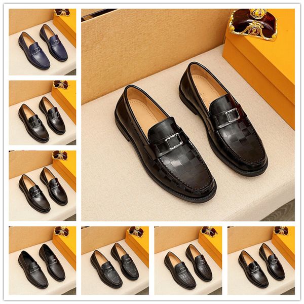 

spring new classic man pointed toe dresses shoes mens genuine leather black wedding shoes oxford formal shoe designer luxury dress loafers
