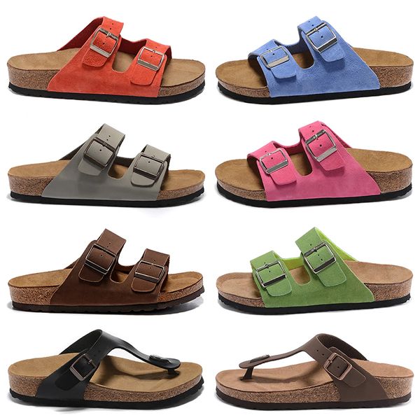 

2023 luxury designer boston clogs slippers womens mens fashion outdoor summer sandals flop loafers cork suede platform designers casual clog, Black