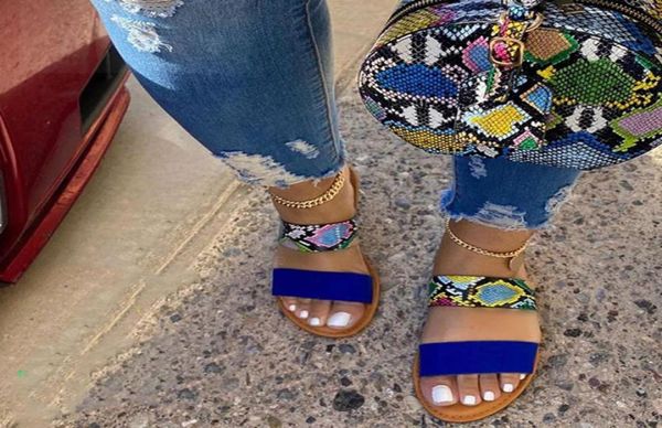 

slippers summer women serpentine woman casual flat slides ladies outdoor beach flip flops comfort female shoes fashion 20214574983, Black