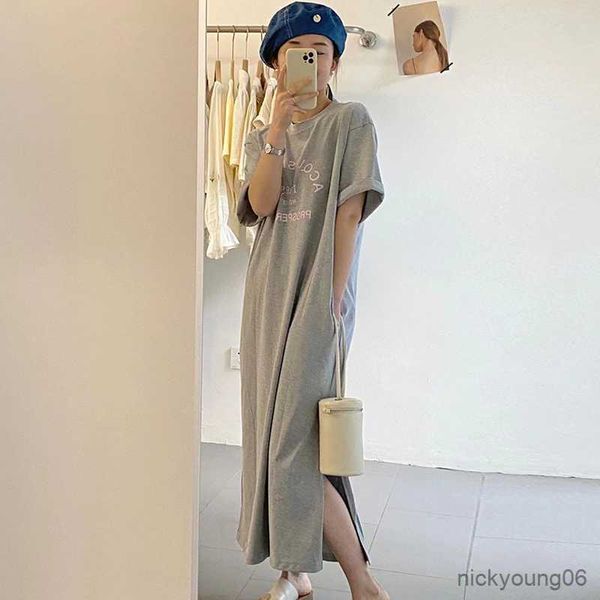 

new summer maternity dress women sports style large size dresses pregnant woman clothing r230519, White