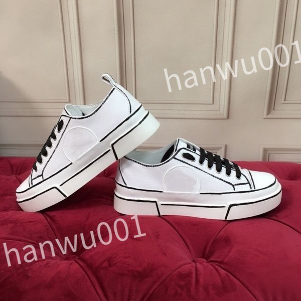 

2023 luxurys designer womans shoes leather lace up men fashion platform sneakers white black mens womens casual shoes