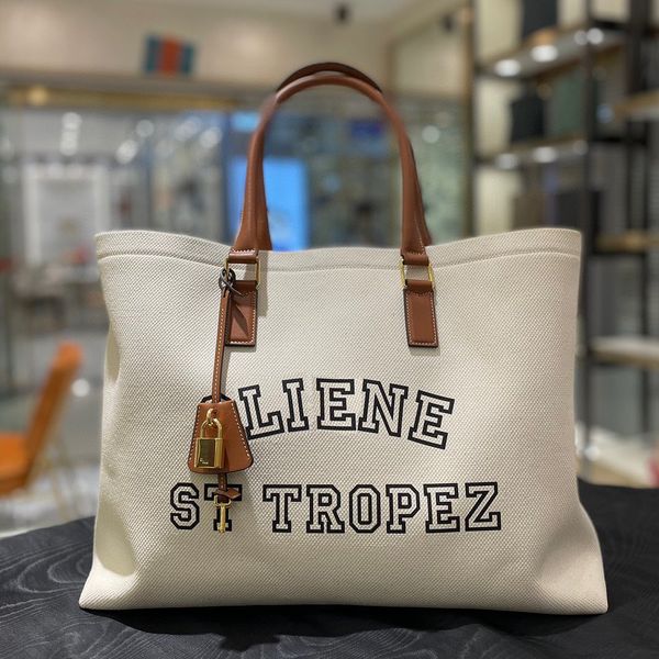 

womens triomphe canvas bag luxury nylon linen clutch crossbody cosmetic bags mens fashion raffias designer tote shopping bag handbags should