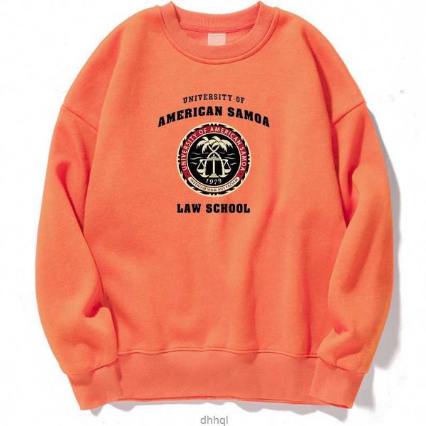 

mens hoodies sweatshirts bcs university of american samoa law school men hoodie pullovers jumper sweatshirt trapstar crewneck spring 230209j, Black