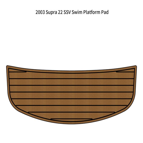 

2003 supra 22 ssv swim platform step mat boat eva faux foam teak deck floor pad