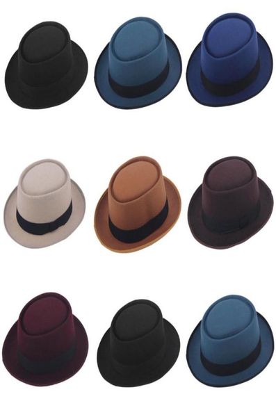 

mistdawn men039s women039s classic felt pork pie cap upturn short brim porkpie hat black ribbon band size 7 14 wide hats9417556, Blue;gray