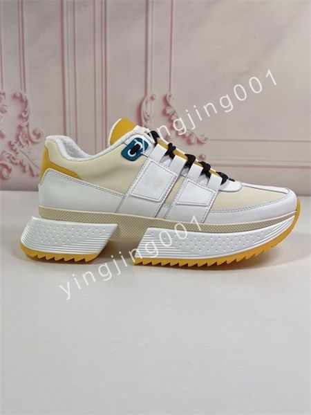 

new ceiling retro plate-forme designer shoes for men women leather black white flat platform sneaker fashion ladies youth