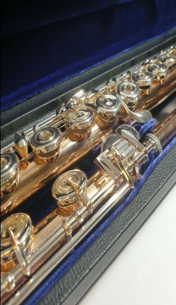 

verne q powell 9k aurumite gold external professional flute second hand b foot openhole inline g bfoot 17 holes open8002871