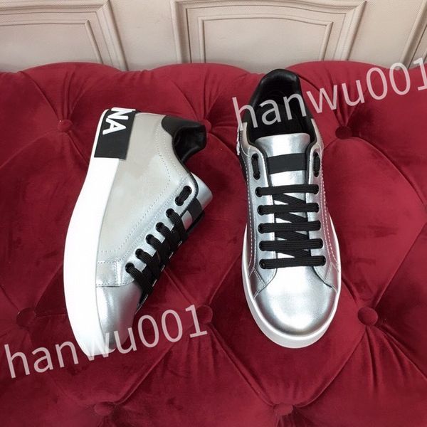 

2023 new luxury quality casual shoes women's white outdoor running shoes printed calf leather men casual shoes sneakers, Black