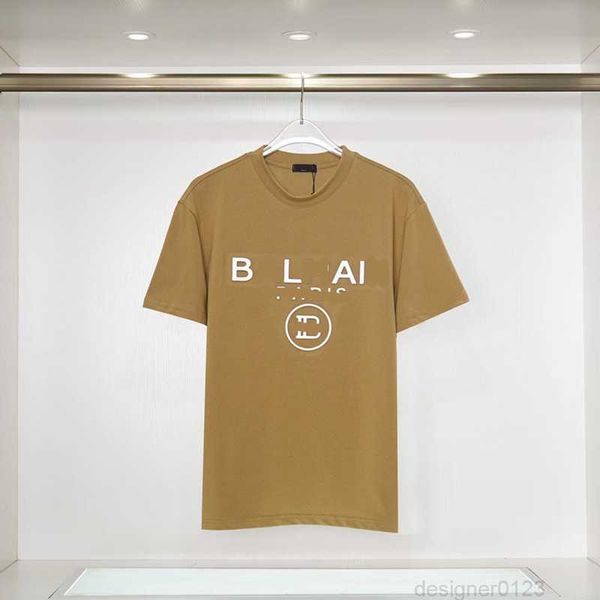 

2023 summer designer men's t-shirt fashion designer brand embroidered alphabet casual t-shirt men's and women's universal neu, White;black