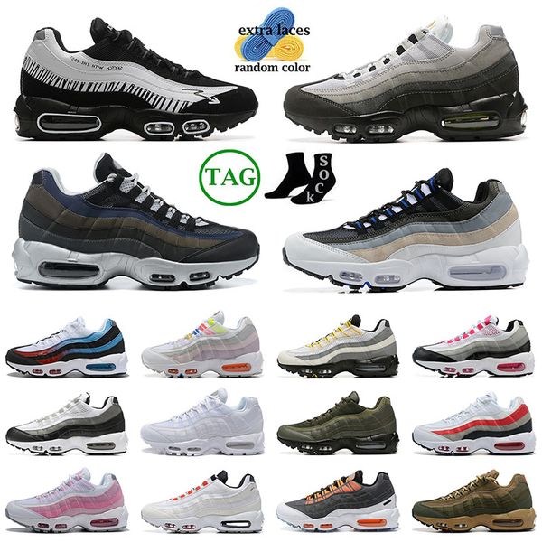 

running shoes 95 triple black classic trainers 95s rise and unity world discover your airs happy pineapple men women sneakers maxs kim jones