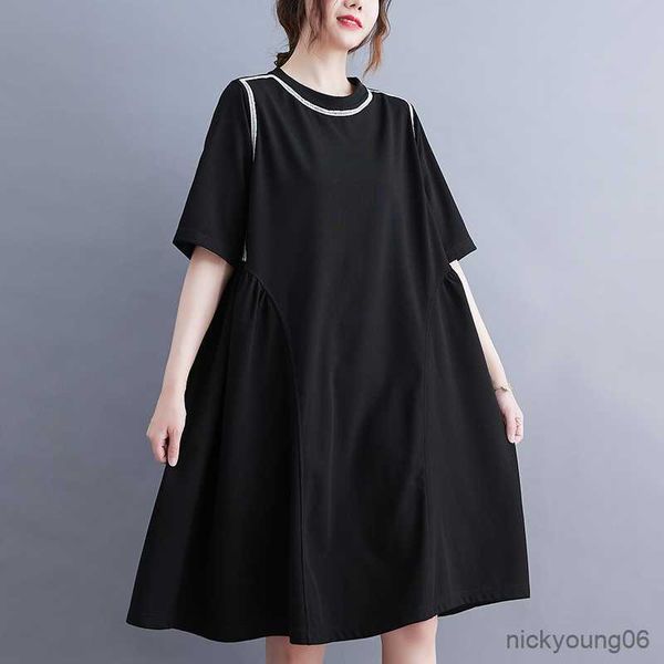 

new summer maternity dress women casual brief loose version dresses pregnant women dresses r230519, White