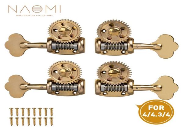 

naomi professional deluxe german style 34 44 double bass tuners single machine head5860122