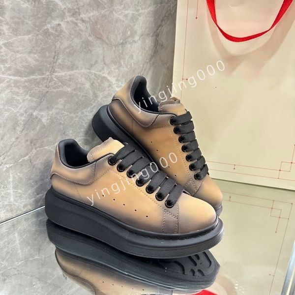 

2023new fashion platform women men quality sneakers camouflage casual shoes checkered studded flats mesh trainers, Black