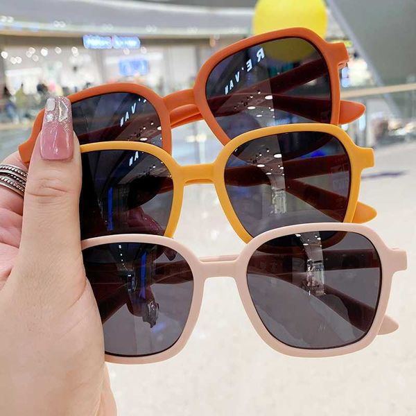 

new fashion children's sunglasses square children's sunglasses boys and girls fashion glasses baby student glasses party glasses u, Blue
