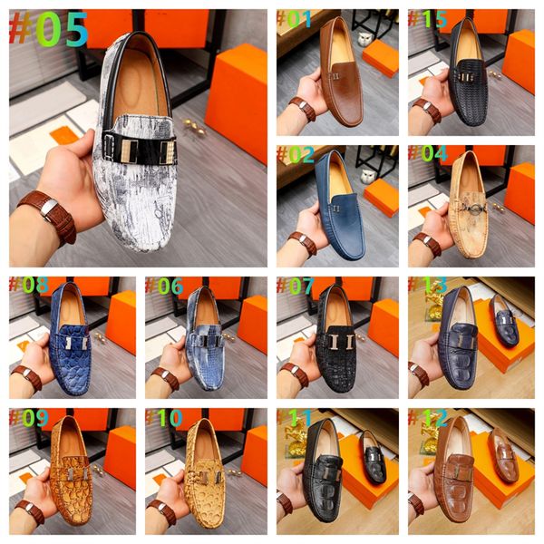 

men's dress shoes new spring/autumn loafers for mens wedding patent leather luxury shoes casual business men designer dress shoes slip-, Black
