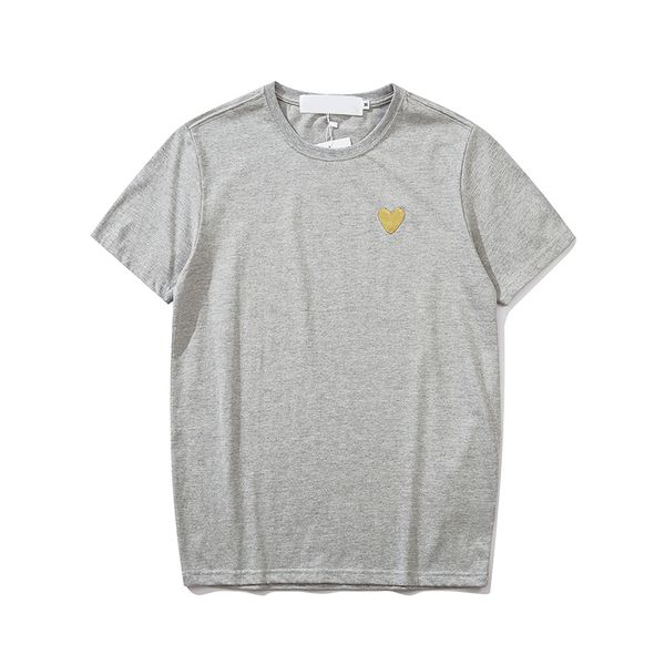 

mens brands play t-shirts fashion designer red heart shirt casual cotton embroidered embroidery short sleeve summer special counter the pric, White;black