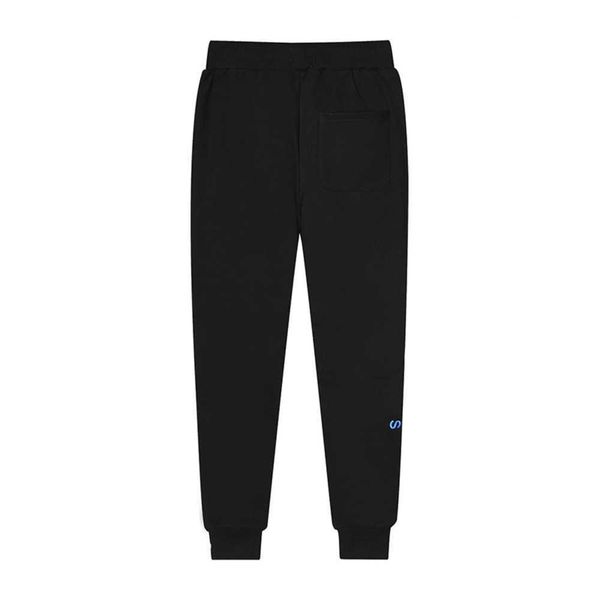 

printed letters mens pants terry fabric casual slacks lace up placket pocket trim sweatpants street fashion wear three stylesgbeg, Black