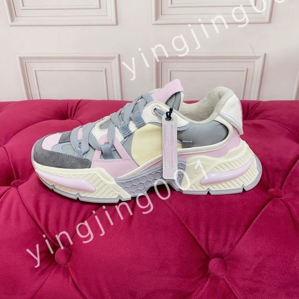 

new casual shoes trainers women flats platform sneakers designer logo white black leather womens lace up mens size 35-45