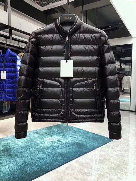 

2023 designer mens down jacket double zipper men women luxurys france mens down coat fashion brand outerwear man wamon winter clothing, Black