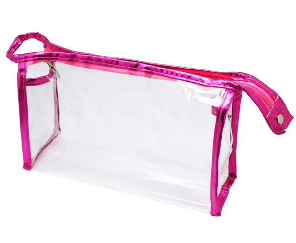 

transparent multifunctional portable waterproof pvc cosmetic makeup bag case hand pouch organizer zipper cosmetics bag for travel1019070