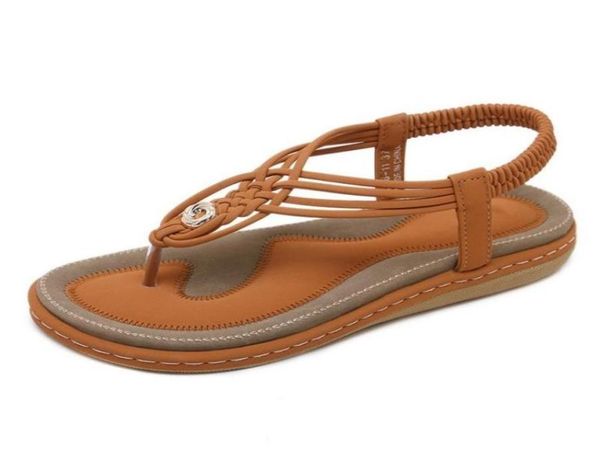 

sandals summer women039s slipon low heel shoes 2021 2022 fashion women wedges flipflops beach metal braided flatorthopedic sh8760764, Black