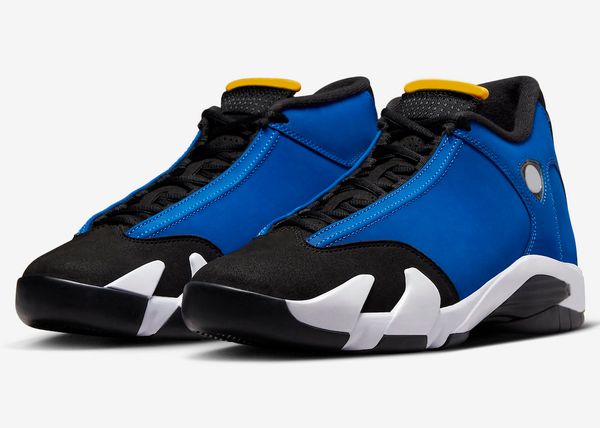 

2023 release 14 laney shoes varsity royal black varsity maize white 23 real carbon fiber outdoor sports sneakers with original box us7-13