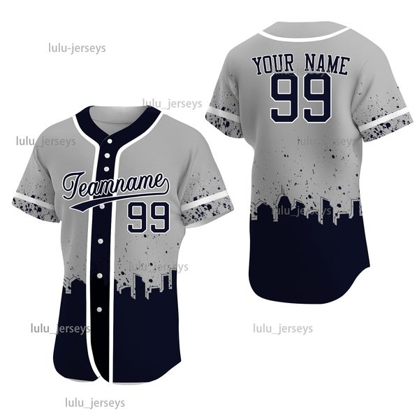 

new multi-colored baseball customized jersey personalized baseball plus size shirts for big guys, Blue;black