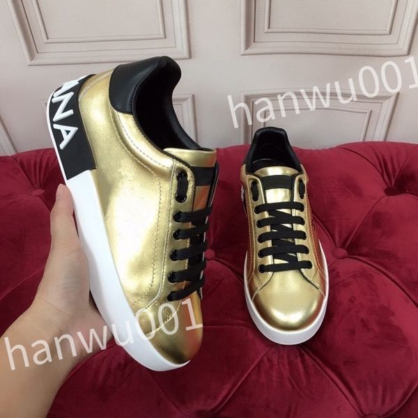

2023 luxurys quality casual shoes women's white outdoor running shoes printed calf leather men casual shoes sneakers, Black