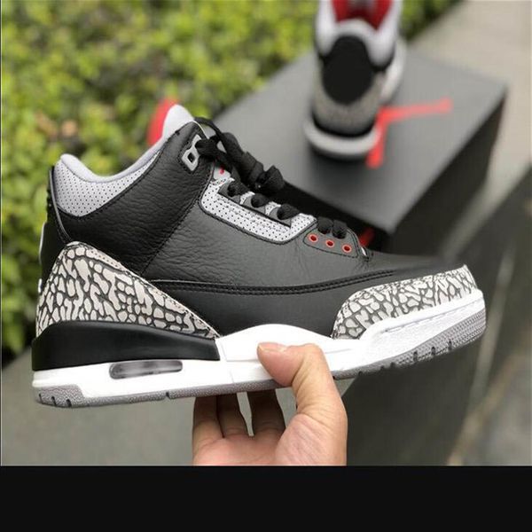

shoes 3 og black cement 3s grey white-fire red sports u239j