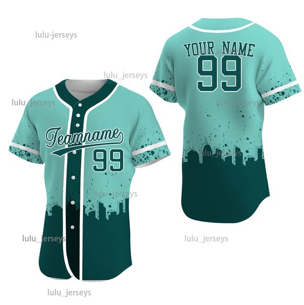 

new multi-colored baseball customized jersey personalized cool baseball plus size shirts for kids and cool big guys, Blue;black