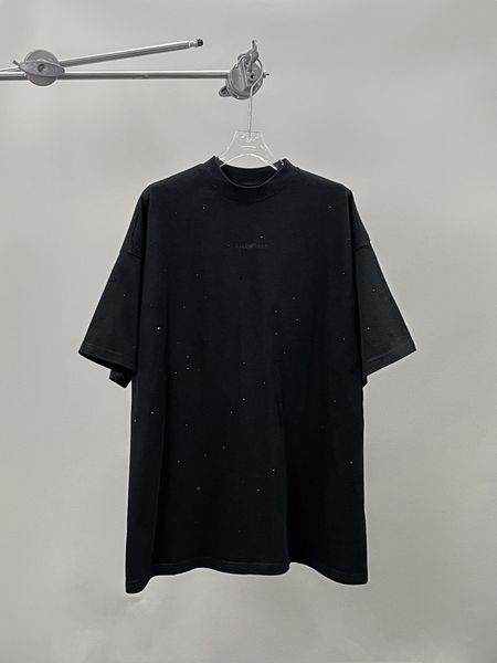 

men's plus tees & polos round neck embroidered and printed polar style summer wear with street pure cotton r22rf, Black;brown