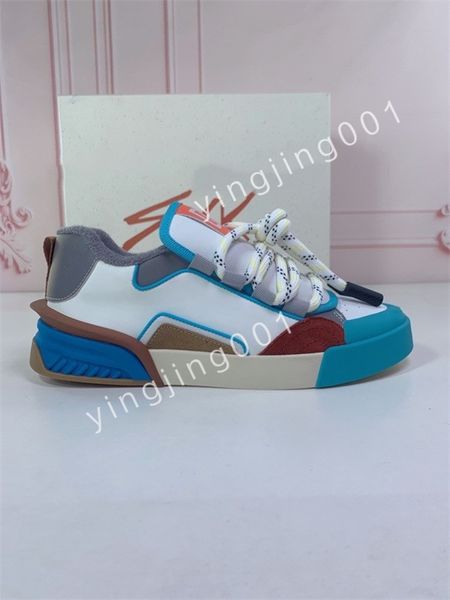 

new ceiling retro plate-forme designer shoes for men's women leather black white flat platform sneaker fashion ladies youth