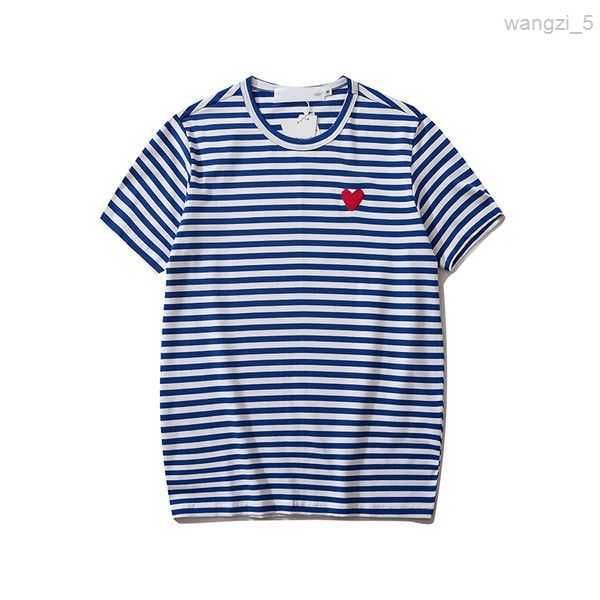 

cdg fashion mens play t shirt designer red heart commes casual women shirts des badge garcons high quanlity tshirts cotton embroidery 7 qttq, White;black