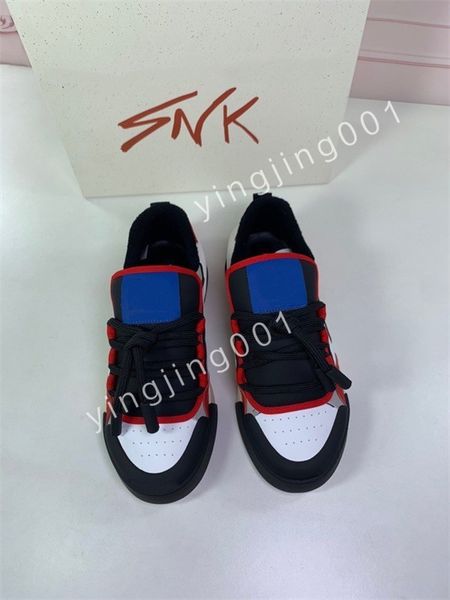 

2023 luxury ceiling retro plate-forme designer shoes for men's women leather black white flat platform sneaker fashion ladies youth