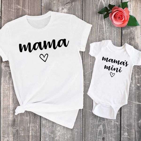 

family matching outfits summer mom and mom's mini family matching clothing t-shirt mom and daughter clothing mom t-shirt baby girl clot, Blue